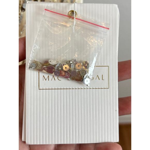 B81 Mac Duggal One Shoulder Gown 12 Sequin Floral - Picture 9 of 9